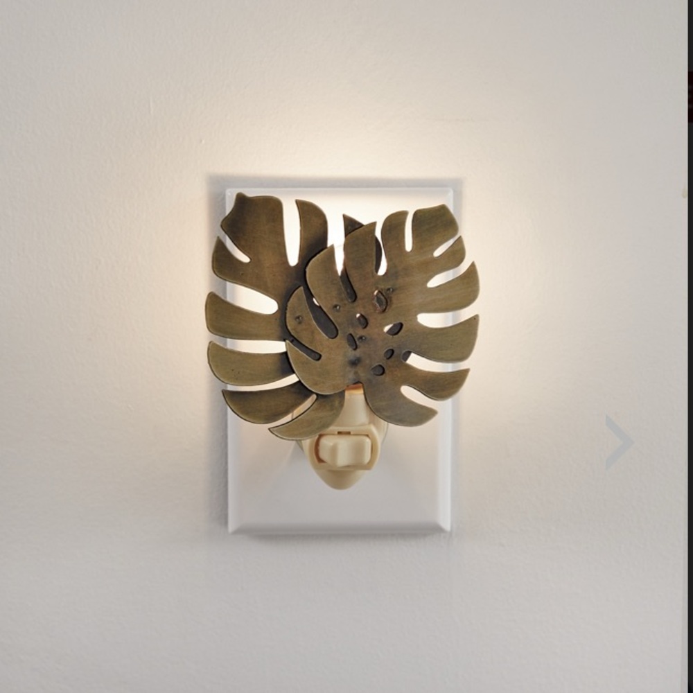 Gold Leaf Night Light